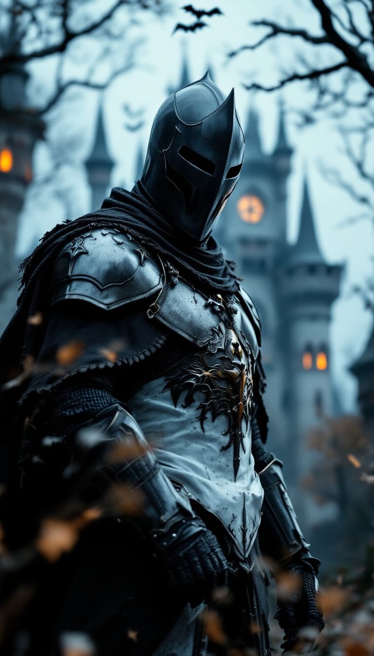 Dark Sorcerer with Magical Ruins